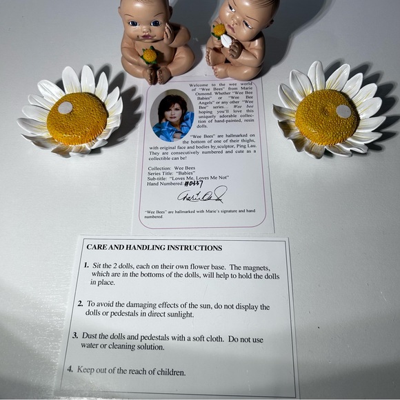 Marie Osmond Wee bies Babies "Loves Me, Loves Me Not” No. 337 New In Box - Picture 5 of 7